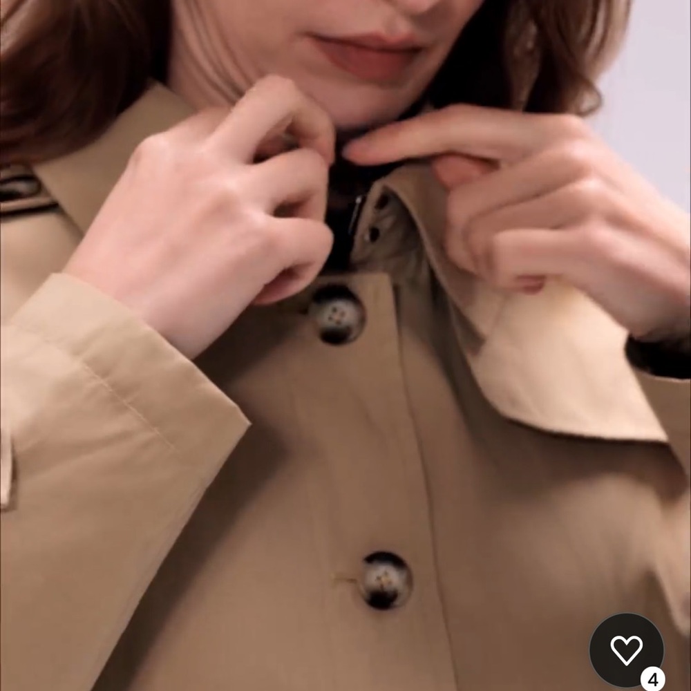 London Fog Tan Trench Coat with Hood Size XXL - Picture 4 of 4